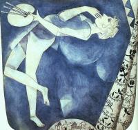 Chagall, Marc - The Painter to the Moon